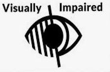 visually impaired image