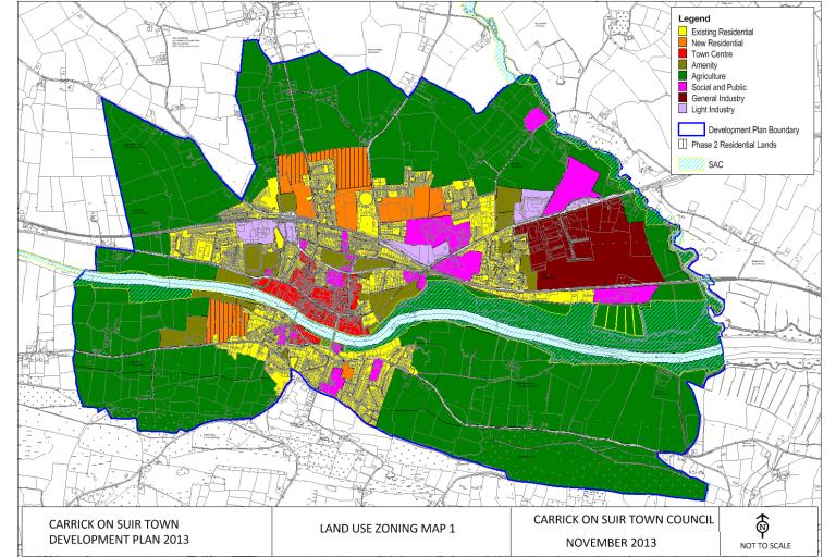 Map 1 Land Use Zones