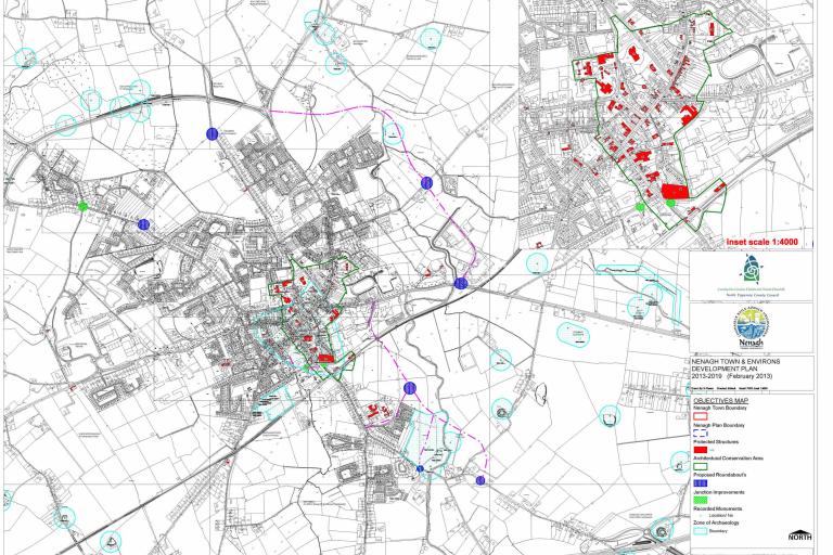 Nenagh Objectives Map