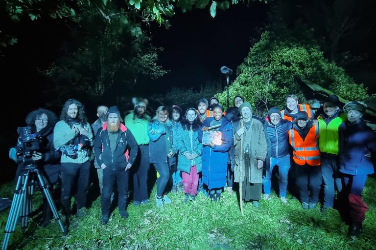 Crew pic 'BOG' by Beverly Penn filmed in Newport Co Tipperary.